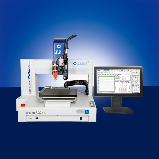 Desktop robot MUSASHI 350PCSmart SMΩX with PC Control Image Recognition Function